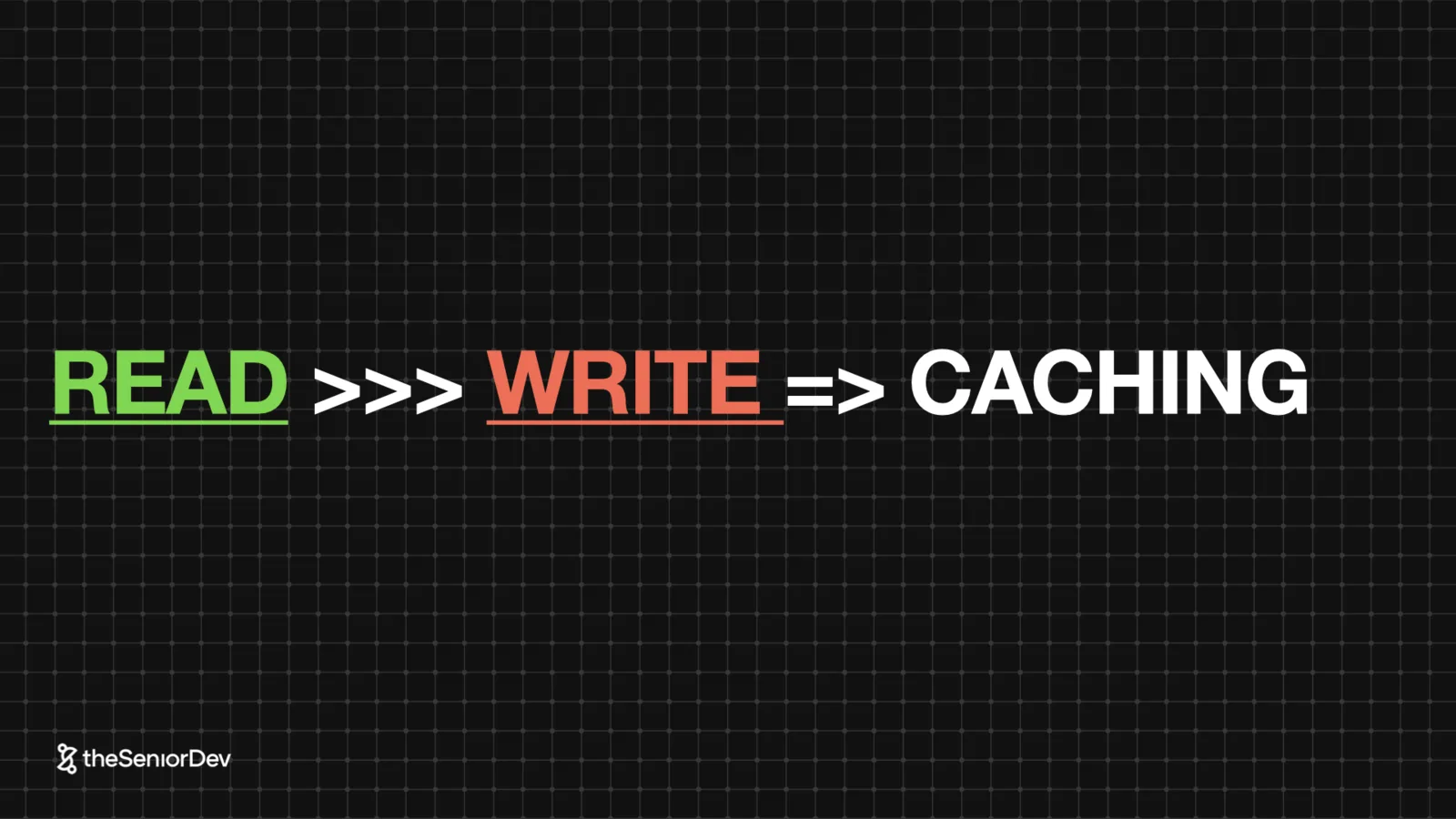 Read-heavy data scales with caching: reads far above writes — theSeniorDev